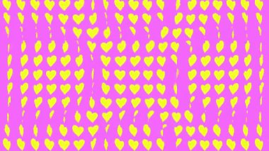 Kalp şekli dalga animasyon grafikleri