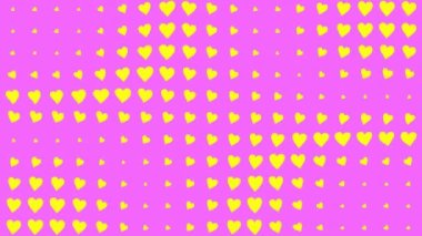 Kalp şekli dalga animasyon grafikleri