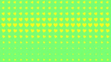 Kalp şekli dalga animasyon grafikleri