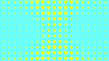 Kalp şekli dalga animasyon grafikleri