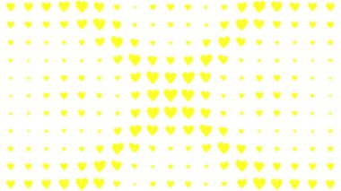 Kalp şekli dalga animasyon grafikleri