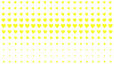 Kalp şekli dalga animasyon grafikleri