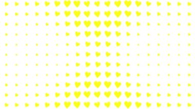 Kalp şekli dalga animasyon grafikleri