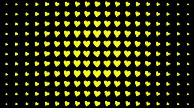 Kalp şekli dalga animasyon grafikleri