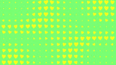 Kalp şekli dalga animasyon grafikleri