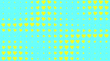 Kalp şekli dalga animasyon grafikleri