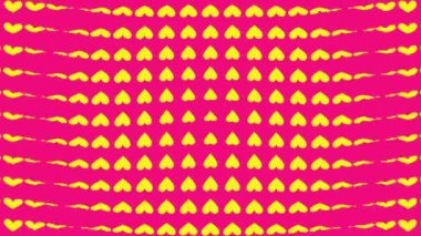 Kalp şekli dalga animasyon grafikleri