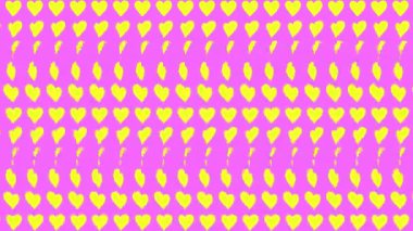 Kalp şekli dalga animasyon grafikleri