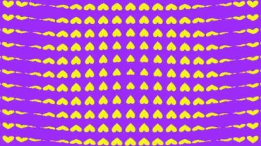 Kalp şekli dalga animasyon grafikleri