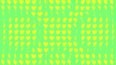 Kalp şekli dalga animasyon grafikleri