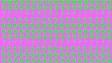 Kalp şekli dalga animasyon grafikleri