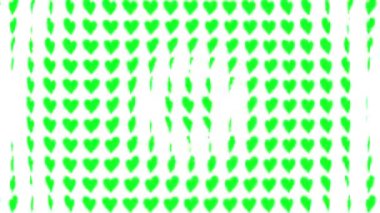 Kalp şekli dalga animasyon grafikleri