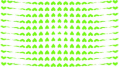 Kalp şekli dalga animasyon grafikleri