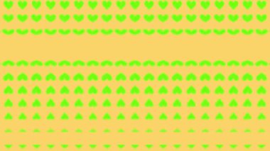 Kalp şekli dalga animasyon grafikleri