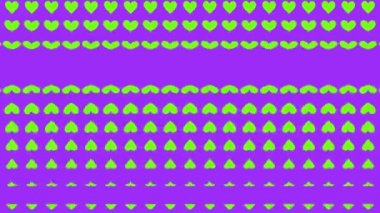 Kalp şekli dalga animasyon grafikleri