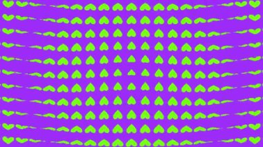 Kalp şekli dalga animasyon grafikleri