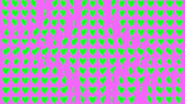 Kalp şekli dalga animasyon grafikleri