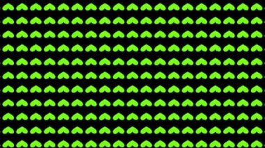 Kalp şekli dalga animasyon grafikleri