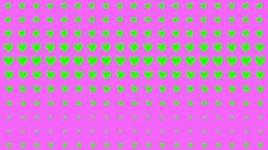 Kalp şekli dalga animasyon grafikleri