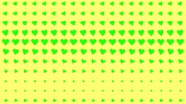 Kalp şekli dalga animasyon grafikleri