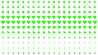 Kalp şekli dalga animasyon grafikleri