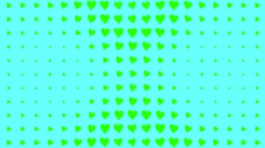 Kalp şekli dalga animasyon grafikleri