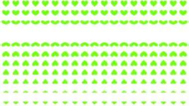 Kalp şekli dalga animasyon grafikleri