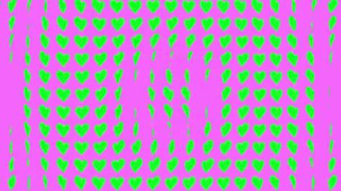 Kalp şekli dalga animasyon grafikleri