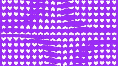 Kalp şekli dalga animasyon grafikleri