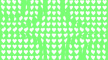 Kalp şekli dalga animasyon grafikleri