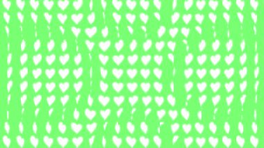 Kalp şekli dalga animasyon grafikleri