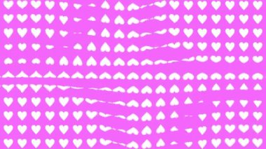 Kalp şekli dalga animasyon grafikleri