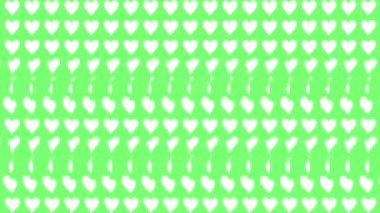 Kalp şekli dalga animasyon grafikleri