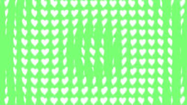 Kalp şekli dalga animasyon grafikleri