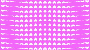 Kalp şekli dalga animasyon grafikleri