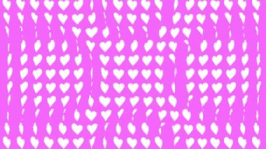 Kalp şekli dalga animasyon grafikleri