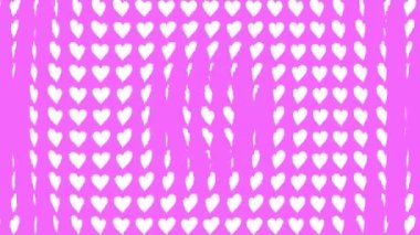 Kalp şekli dalga animasyon grafikleri