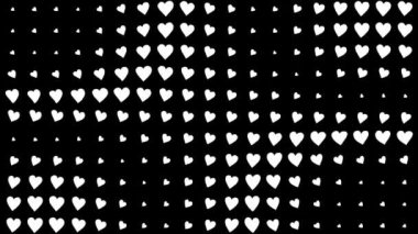 Kalp şekli dalga animasyon grafikleri