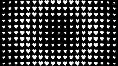 Kalp şekli dalga animasyon grafikleri