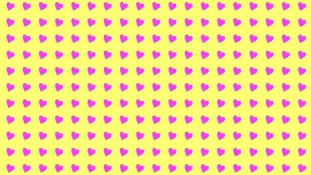 Forma Del Corazón Animación Ondas Movimiento Gráficos Movimiento — Vídeo de stock