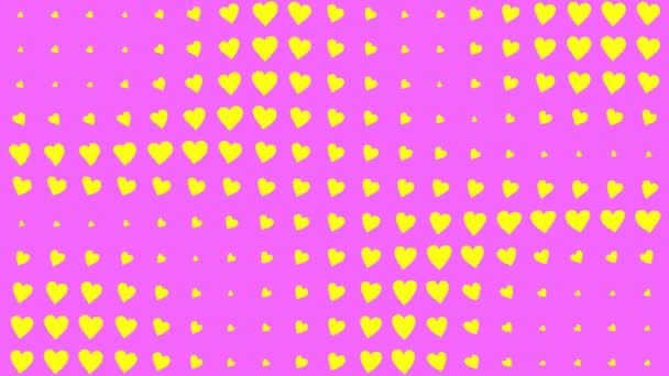 Forma Del Corazón Animación Ondas Movimiento Gráficos Movimiento — Vídeo de stock