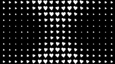 Kalp şekli dalga animasyon grafikleri