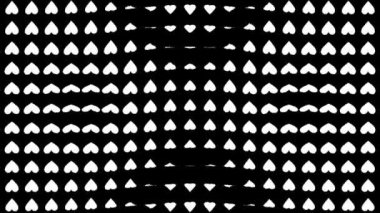 Kalp şekli dalga animasyon grafikleri