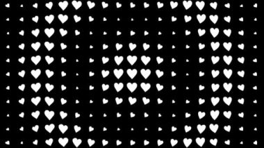 Kalp şekli dalga animasyon grafikleri