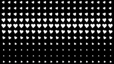 Kalp şekli dalga animasyon grafikleri