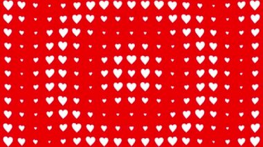 Kalp şekli dalga animasyon grafikleri