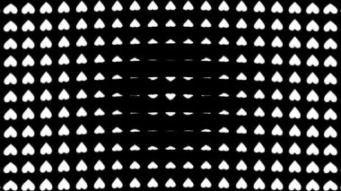 Kalp şekli dalga animasyon grafikleri