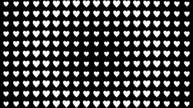 Kalp şekli dalga animasyon grafikleri