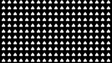 Kalp şekli dalga animasyon grafikleri