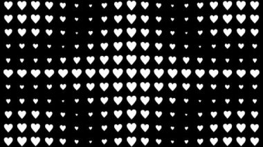 Kalp şekli dalga animasyon grafikleri